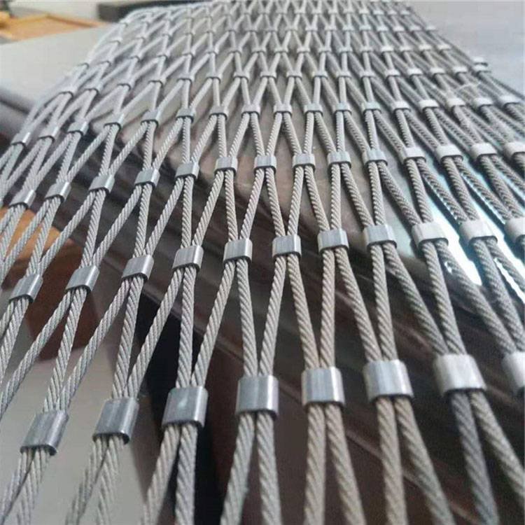 Stainless Steel Wire Rope Woven Mesh Bird Cage Net Plain Weave Expanded Farm Fence Welding Bending Processing Special Use