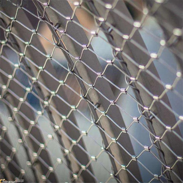 Stainless Steel Wire Rope Woven Mesh Bird Cage Net Plain Weave Expanded Farm Fence Welding Bending Processing Special Use