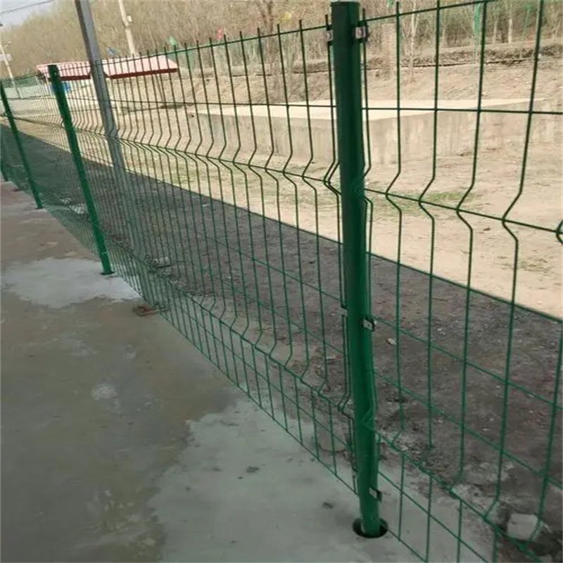 wpc 3d connector metal bilateral wire gate galvanized curved vinyl fence top thorny panel production
