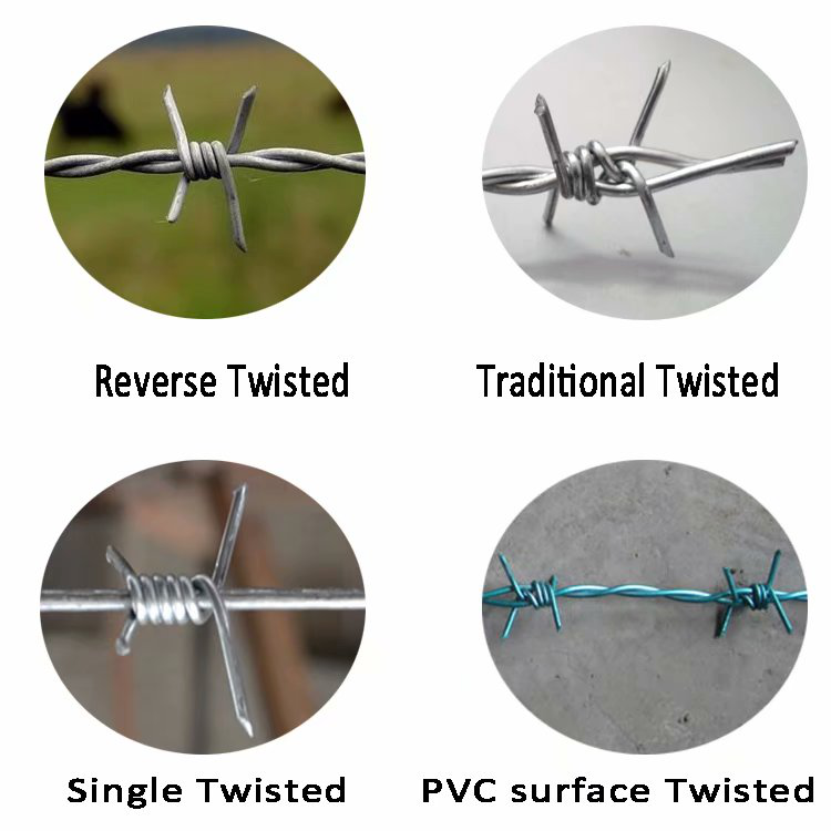 Factory Direct Sales 50kg Barbed Wire Price Per Roll Galvanized Barbed Wire Fence Used Barb Wire For Sale