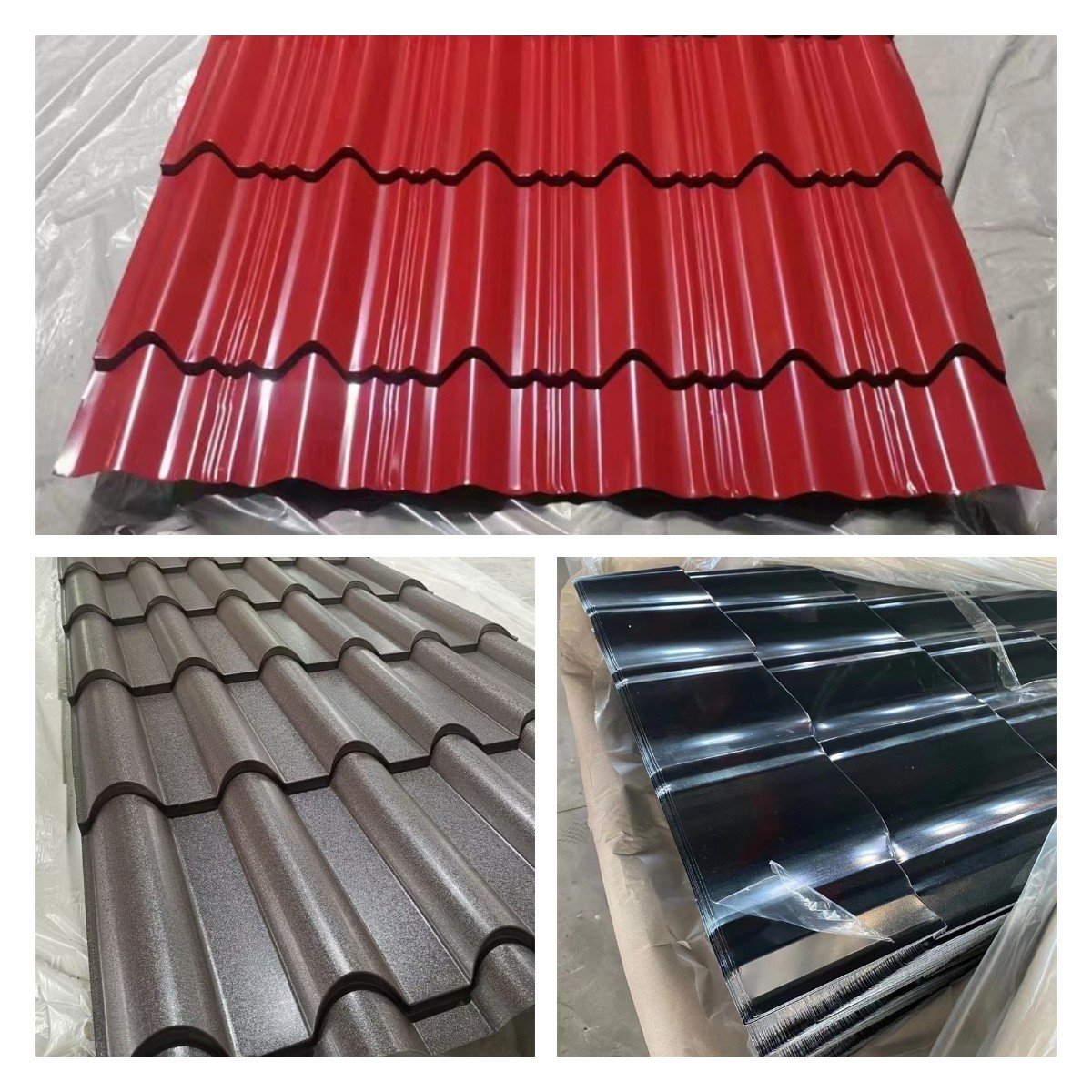 Corrugated Metal Roofing Sheet Prepainted 0.22mm Thickness SPCC Grade 1000/1200mm Width PPGI 0.13mm Color Roofing Sheet