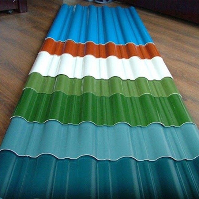 Corrugated Metal Roofing Sheet Prepainted 0.22mm Thickness SPCC Grade 1000/1200mm Width PPGI 0.13mm Color Roofing Sheet