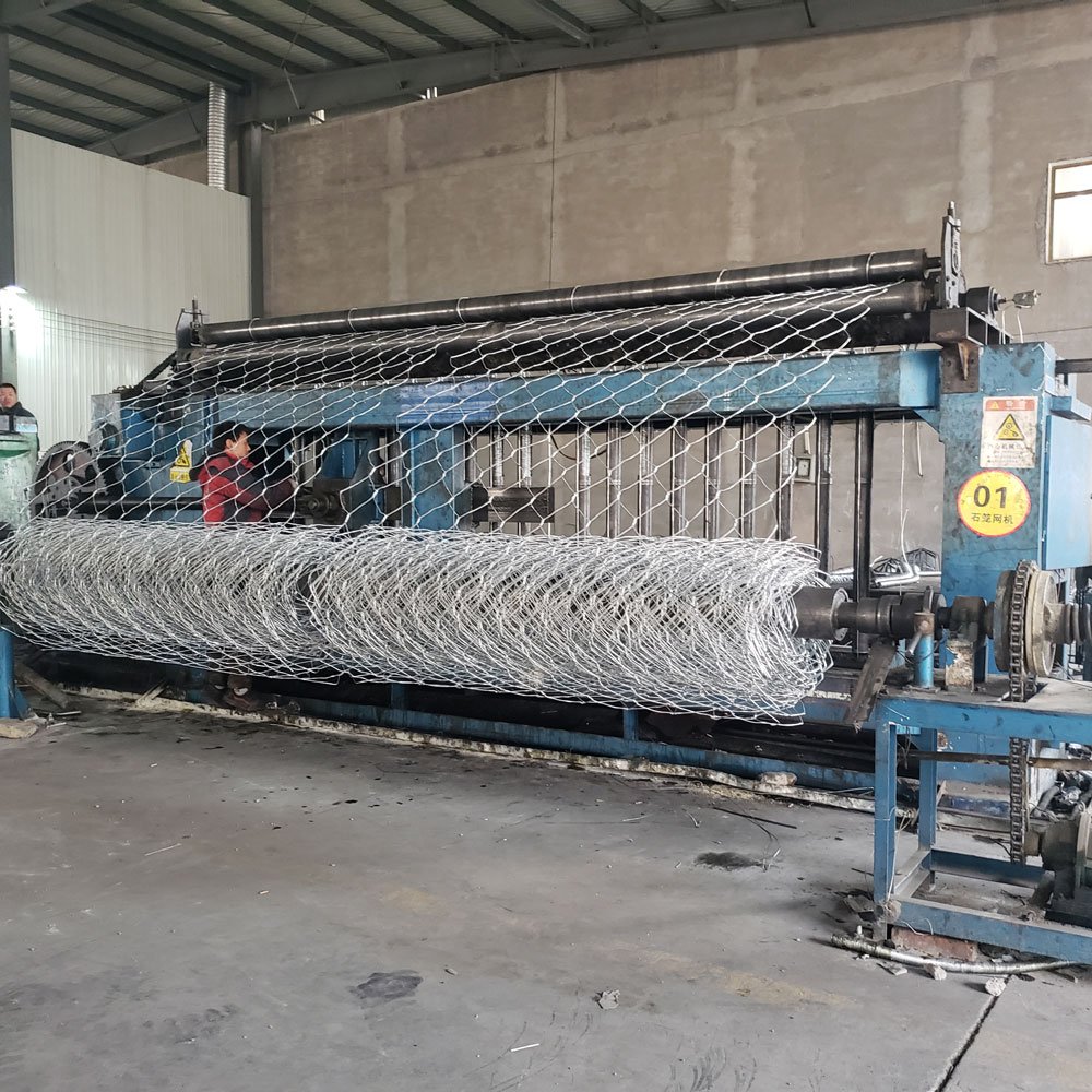 Anti Rust Woven Gabion Baskets 1mx1mx2m Stone Filled Rock Protection for Lake Slope Protection Works