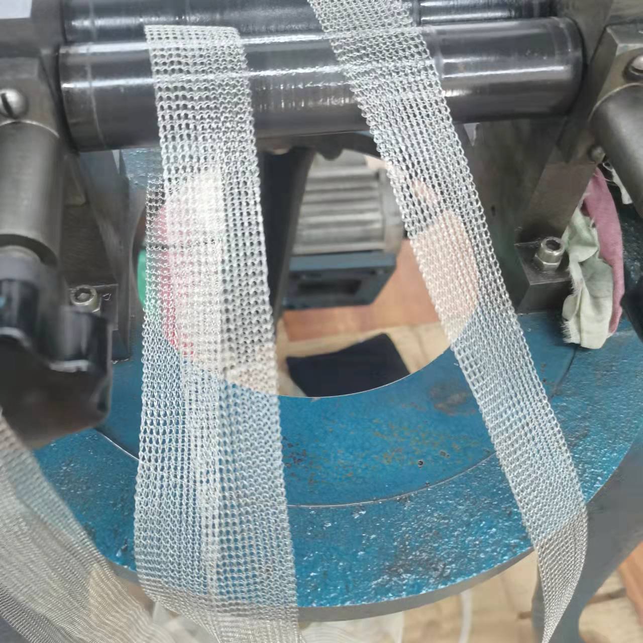 TIANYIN Tin copper clad steel (TCS) Knitted steel wire mesh 25 mm for EMI screen shielding