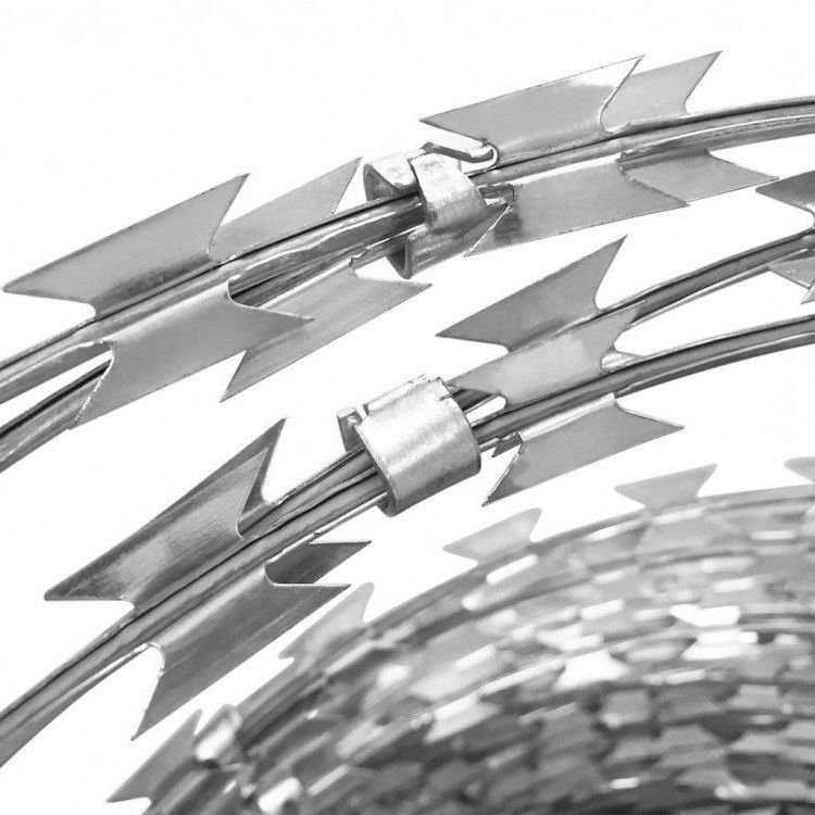 Razor Barbed Tape Wire China Concertina Razor Wire for Sale, Concertina Wire