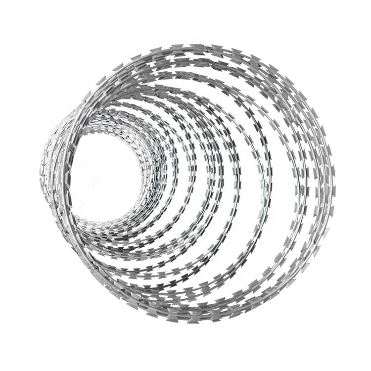 Razor Barbed Tape Wire China Concertina Razor Wire for Sale, Concertina Wire