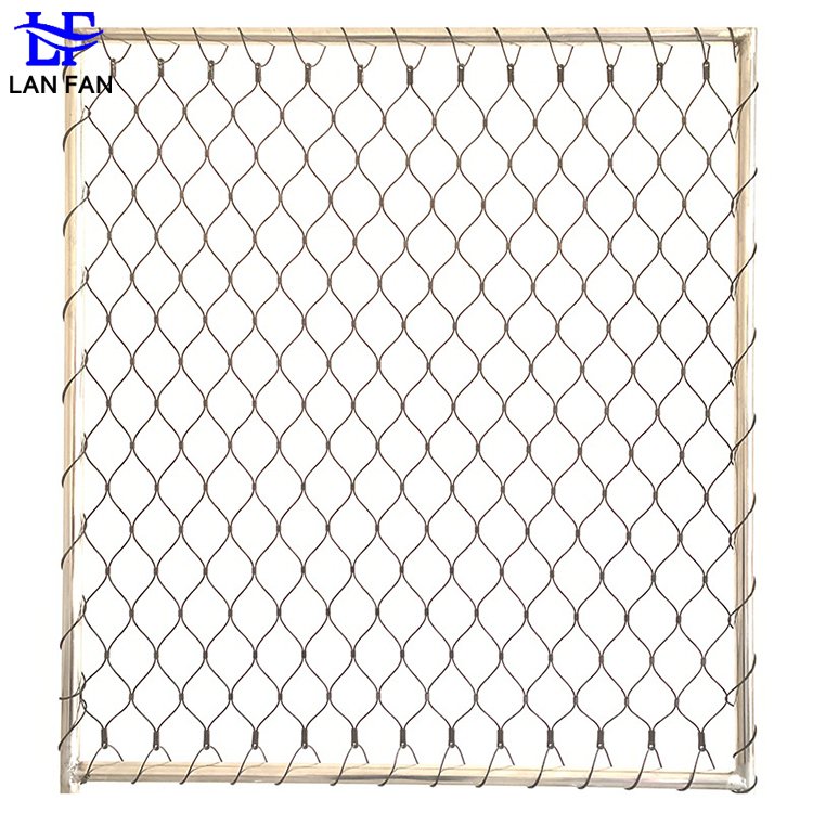 Stainless Steel Wire Rope Mesh Durable Steel Wire Mesh with Stainless Steel Rope