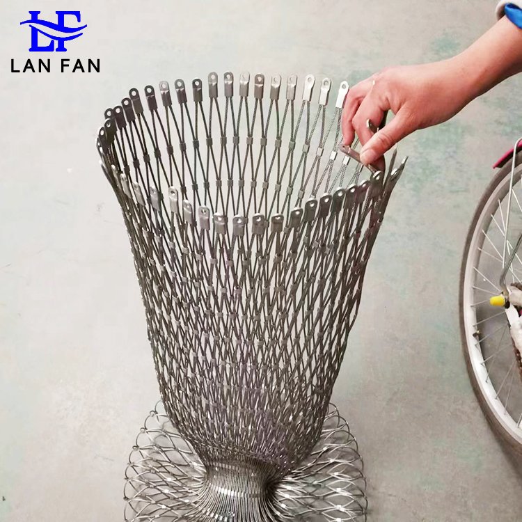 Stainless Steel Wire Rope Mesh Durable Steel Wire Mesh with Stainless Steel Rope
