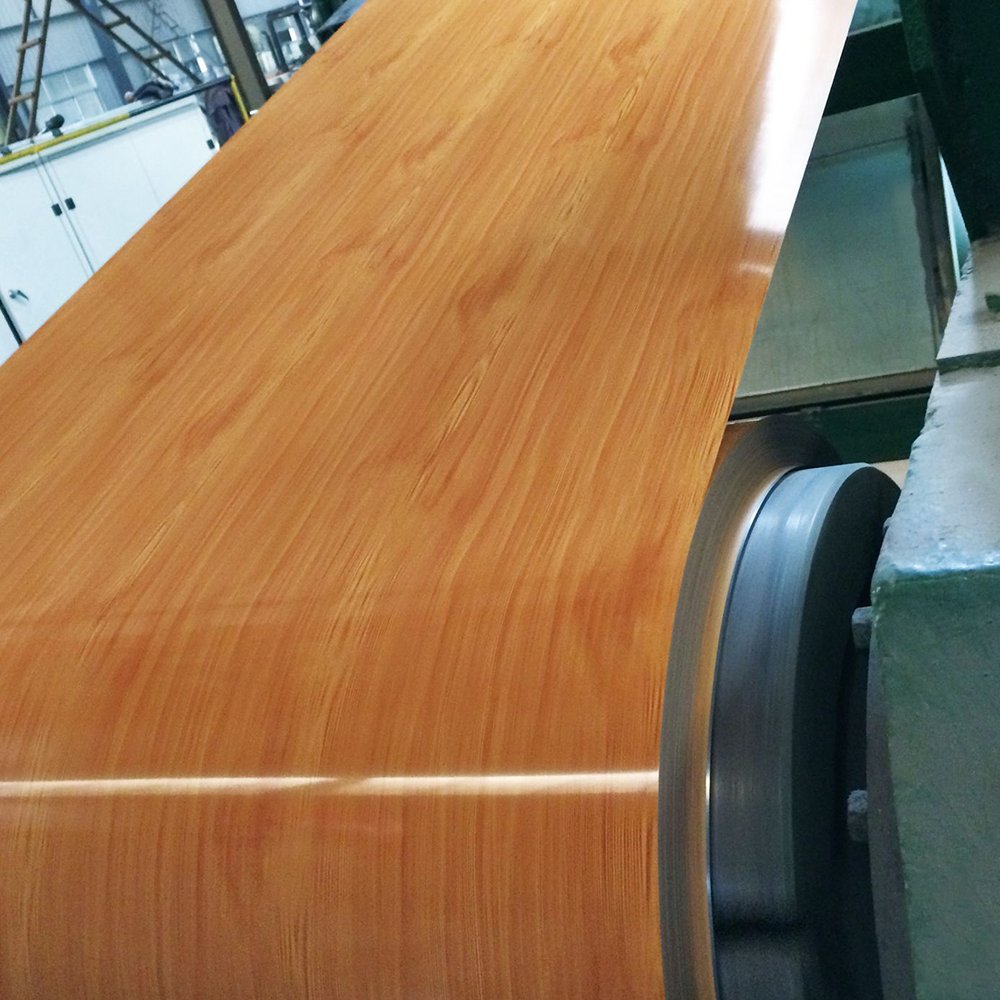 Chinese supplier of wood grain prepainted galvanized ppgi steel sheet in coils for sale