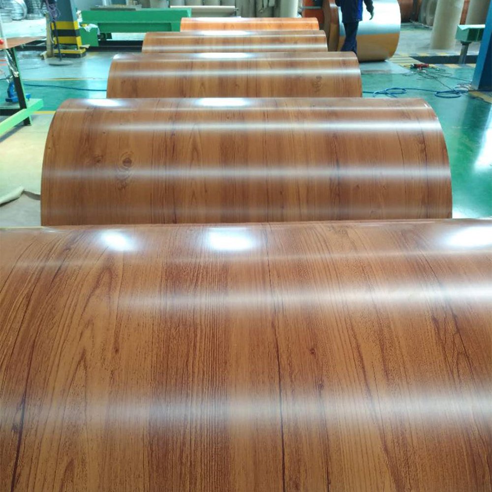 Chinese supplier of wood grain prepainted galvanized ppgi steel sheet in coils for sale