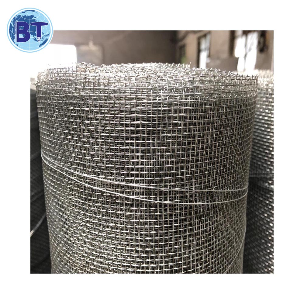 Square Woven Iron Wire Mesh Galvanized Steel Wire Cloth Mesh