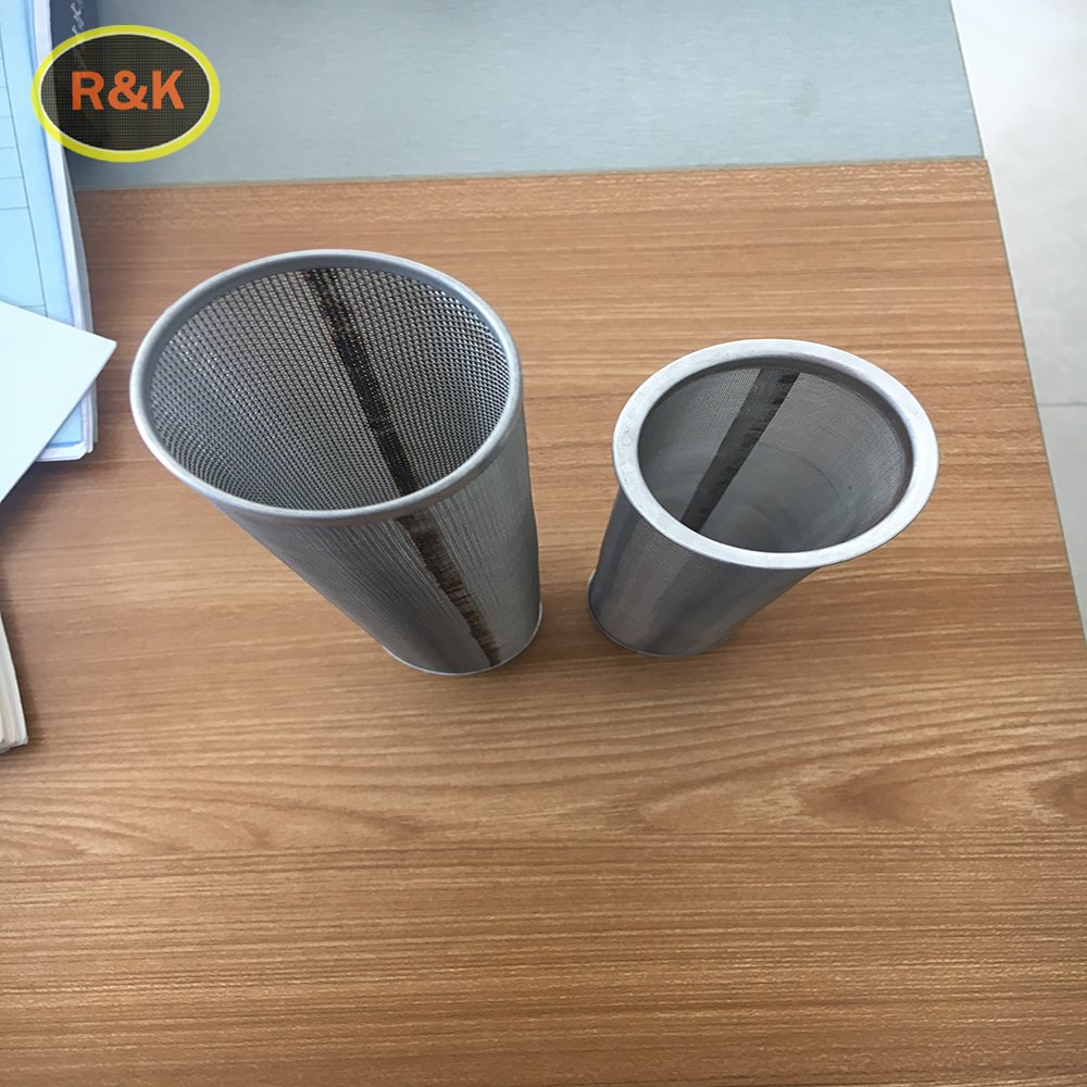 304 316 80 100 250 micron mason jar stainless steel wire mesh filter screen coffee cylinder basket tube strainer bag