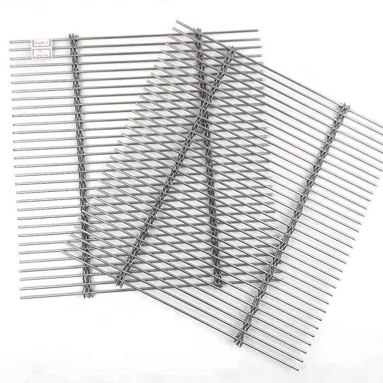 Durable Decorative Flat Wire Stainless Steel Wire Mesh With Smooth Surface