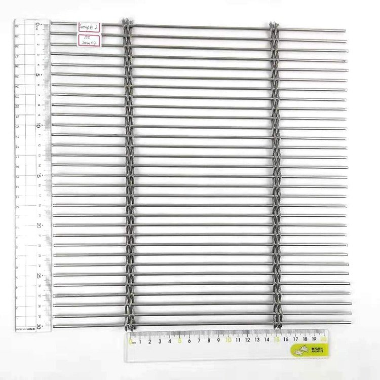 Durable Decorative Flat Wire Stainless Steel Wire Mesh With Smooth Surface