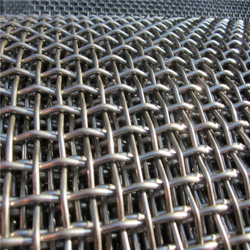 Wholesale Galvanized Square Woven Wire Mesh / Stainless Steel Crimped Wire Mesh