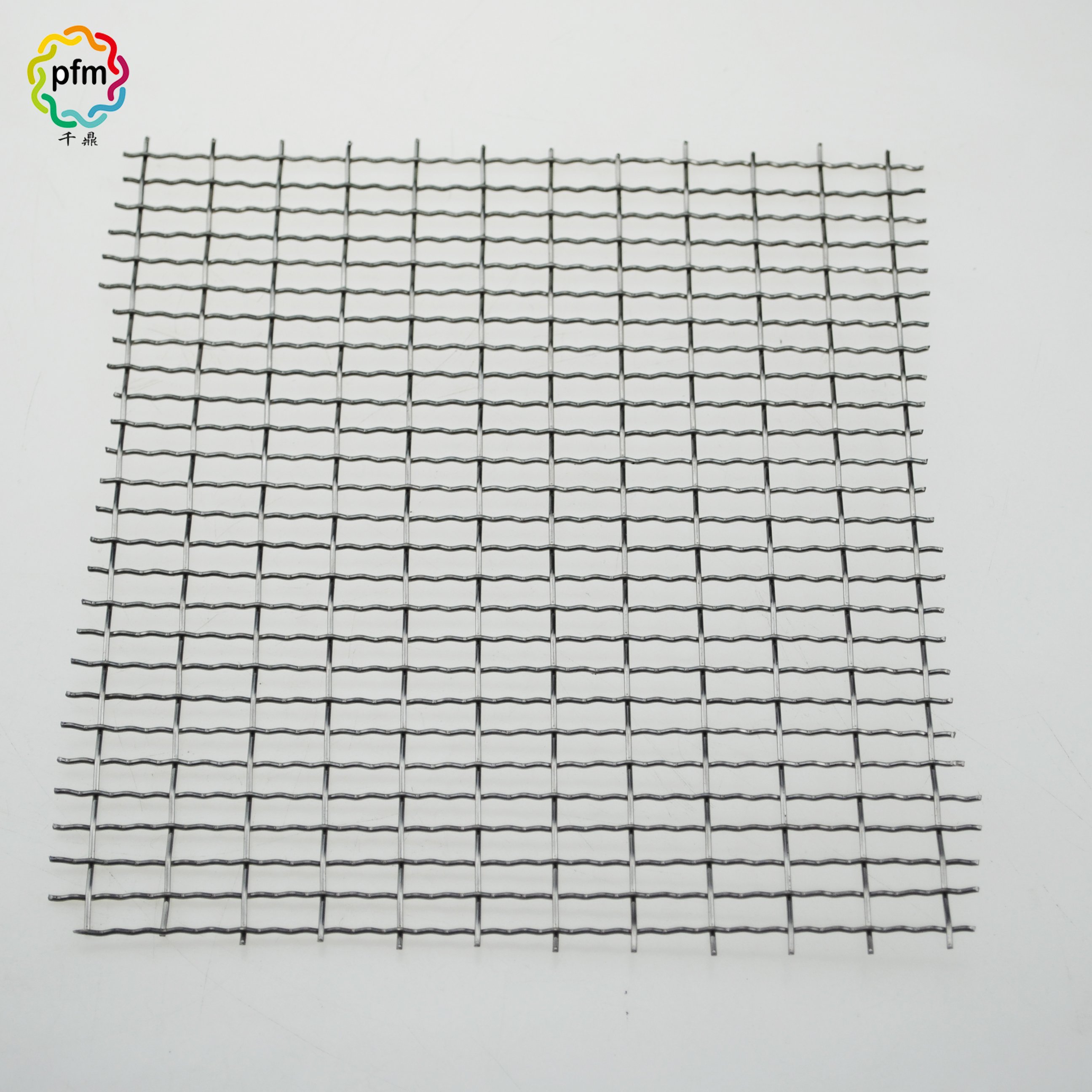 Wholesale Galvanized Square Woven Wire Mesh / Stainless Steel Crimped Wire Mesh