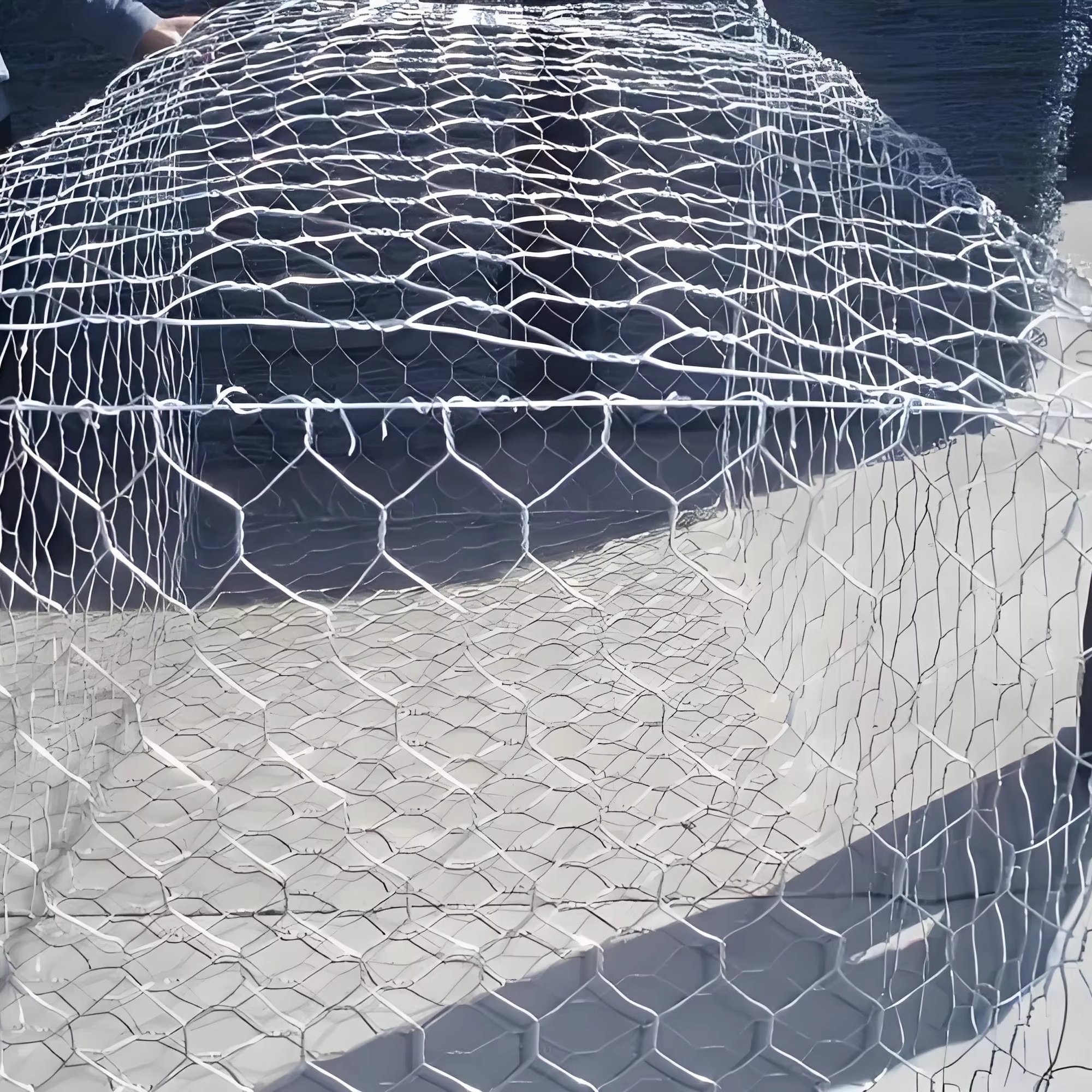 Factory Direct Supply Wire Diameter 2.7mm Iron Wire Zinc Coated Gabion Mesh Gabion Basket