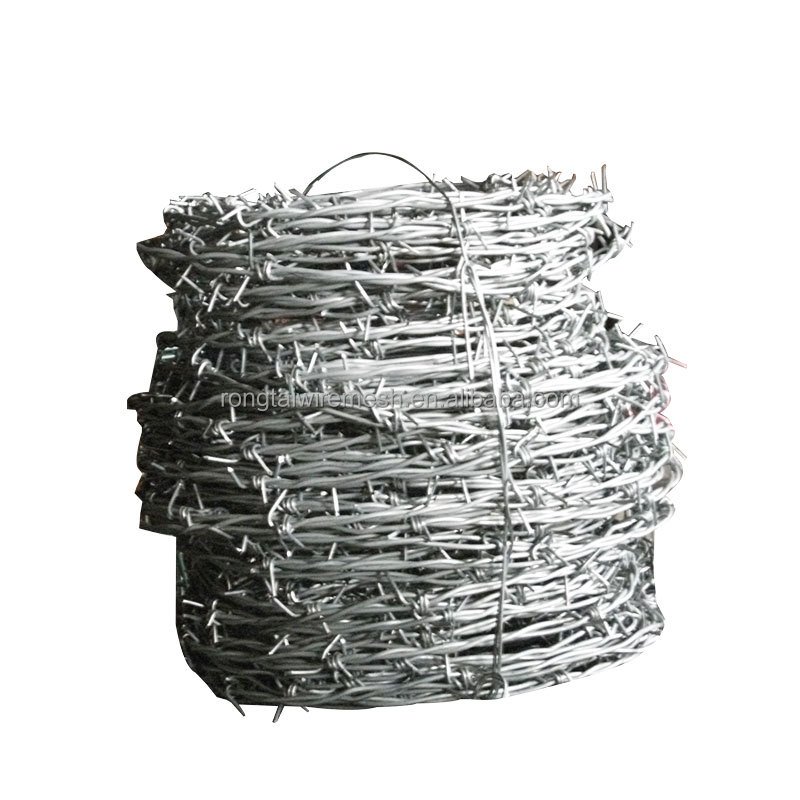galvanized steel iron wire roll fencing barbed wire roll security farm barbed wire