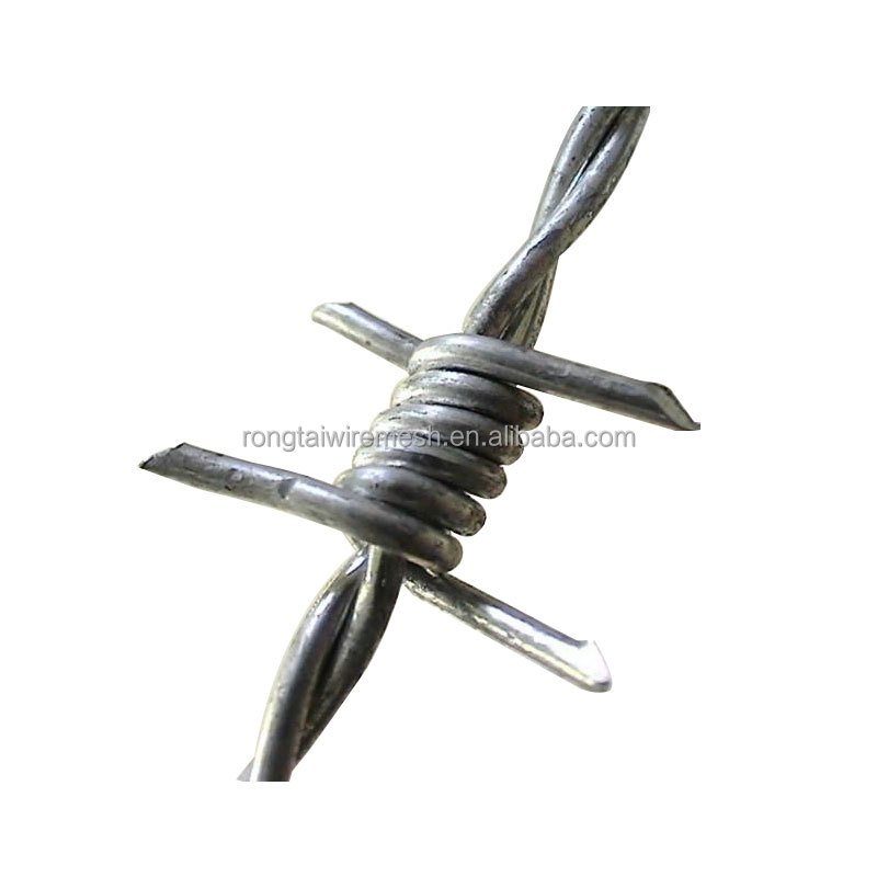 galvanized steel iron wire roll fencing barbed wire roll security farm barbed wire