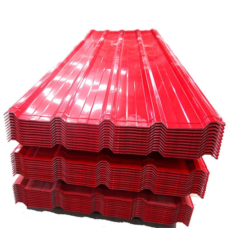 Color Prepainted Corrugated Metal Steel PPGI Steel Roofing Sheet factory price with fast delivery