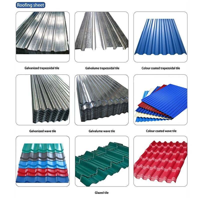 galvanized iron sheet color galvanized roof prepainted steel black roofing metal sheet roof tile corrugated