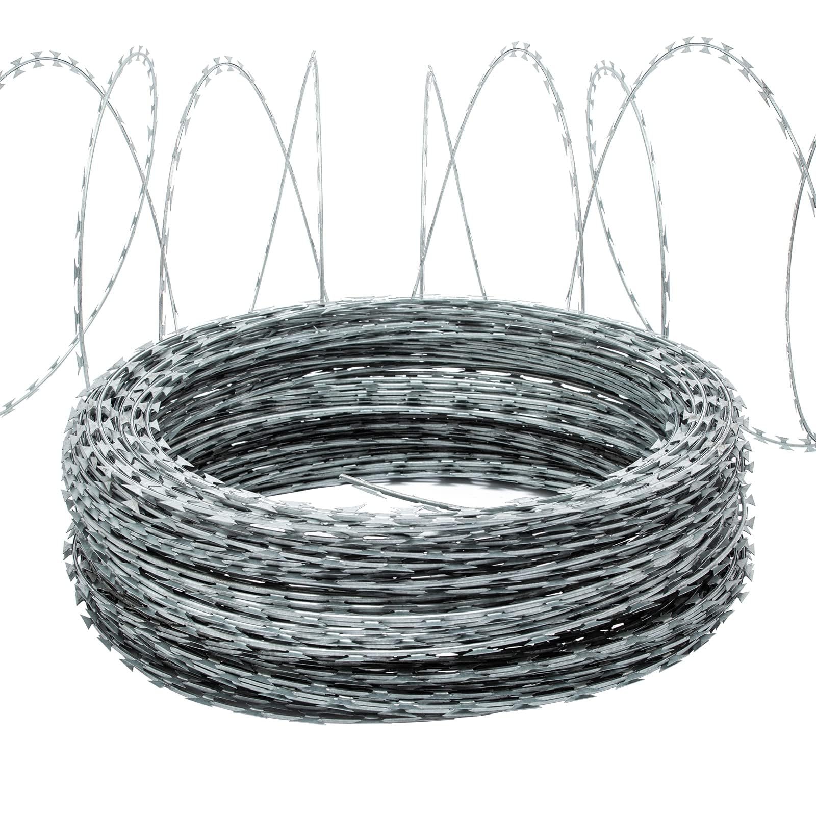 Custom Metal Stainless Steel Razor Wire Plain Weave Rope Mesh Perforated Technique Welded Bended Punching Services Expanded