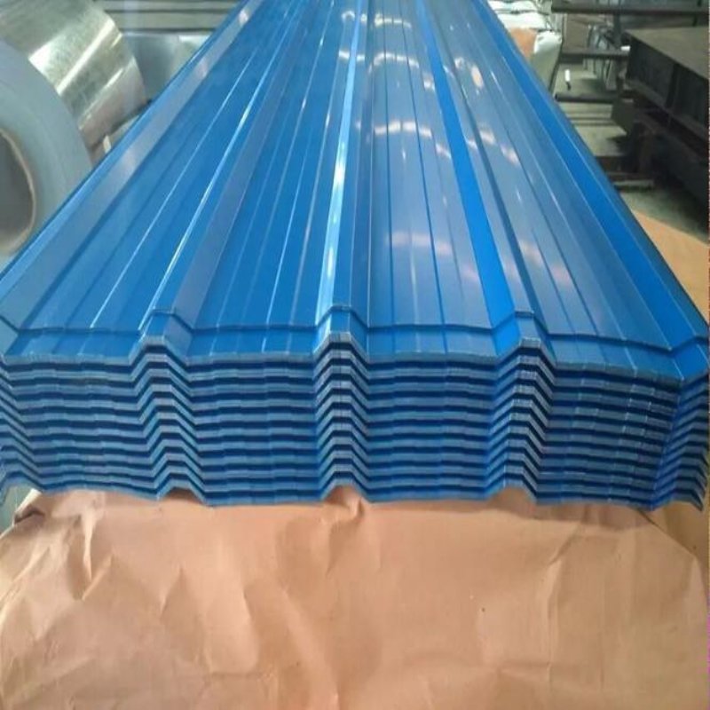 Wholesale Colored PPGI Corrugated Roofing Sheets Prepainted Galvanized Steel Metal Roof Colored Metal Roofing Sheets