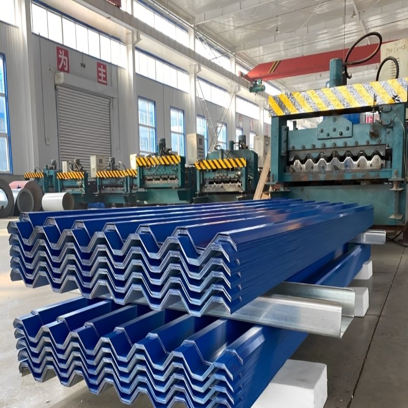 Wholesale Colored PPGI Corrugated Roofing Sheets Prepainted Galvanized Steel Metal Roof Colored Metal Roofing Sheets