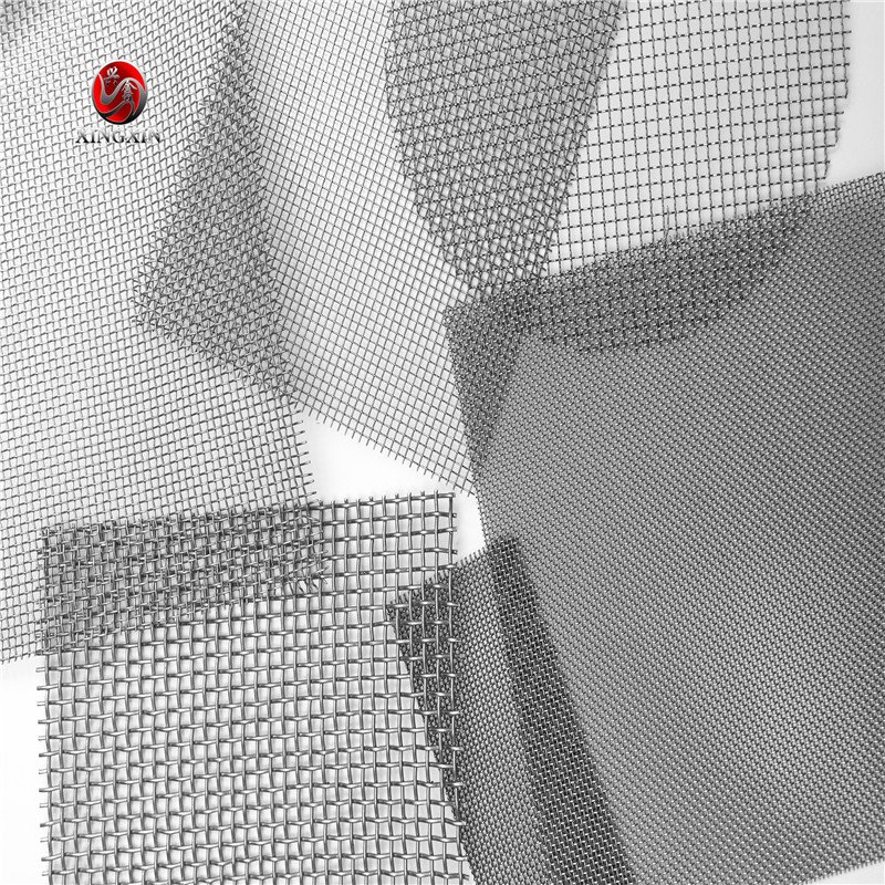 SS 304 high quality 1mm 1.5mm 2mm aperture stainless steel woven mesh screen roll panel