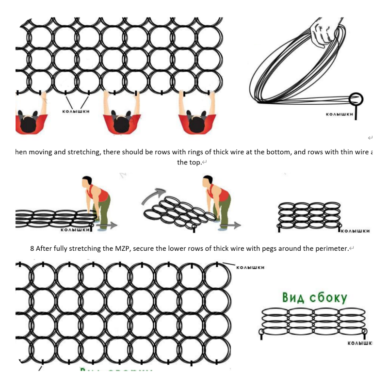 Fast delivery Direct manufacturerTank Wire Security Covert Defense Drone Net Tank barriers mesh steel wire mesh trap netting