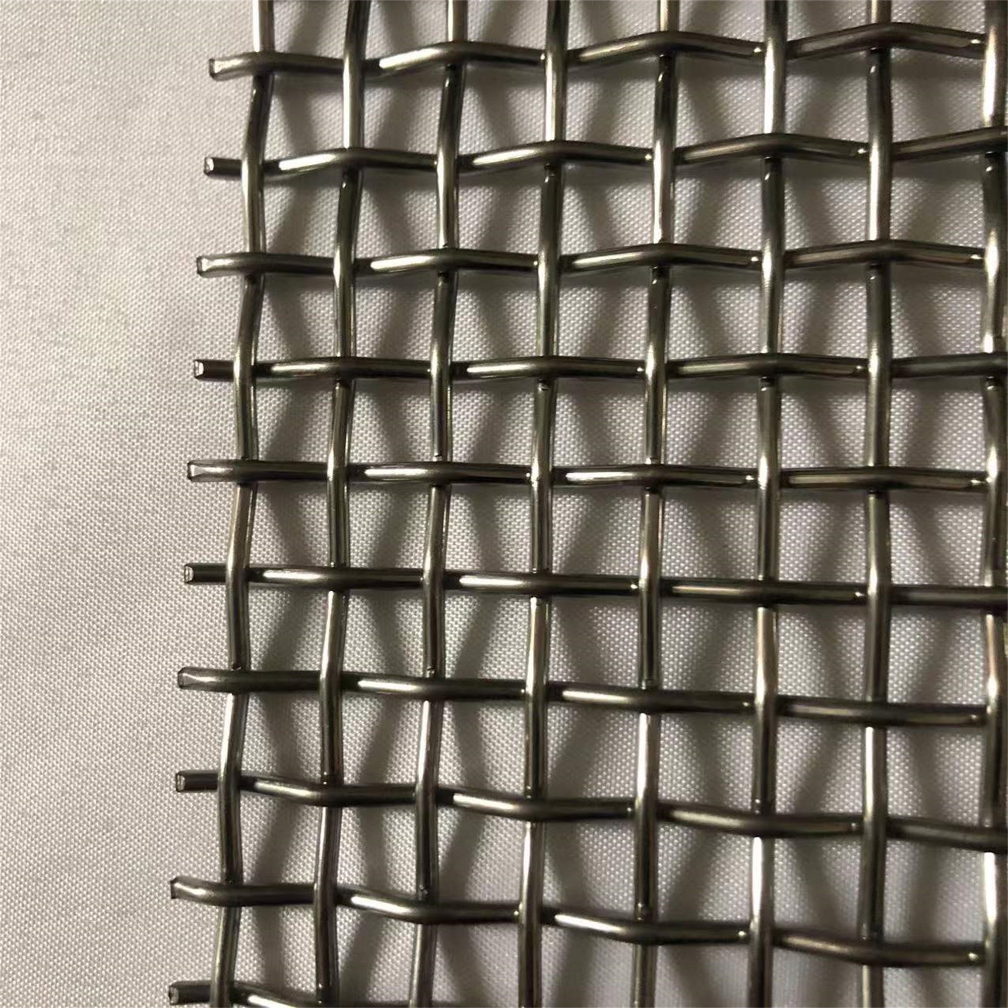 Competitive Price Galvanized Square Woven Stainless Steel Crimped Wire Mesh