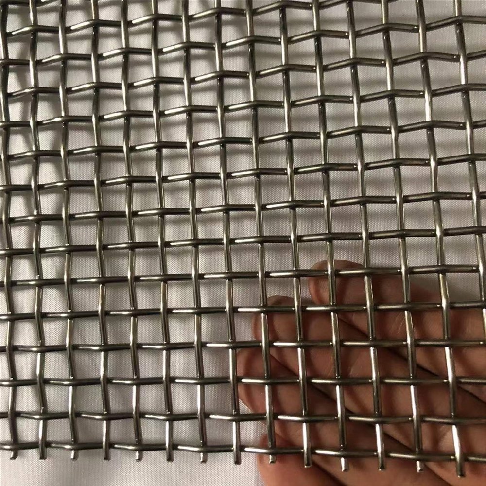 Competitive Price Galvanized Square Woven Stainless Steel Crimped Wire Mesh