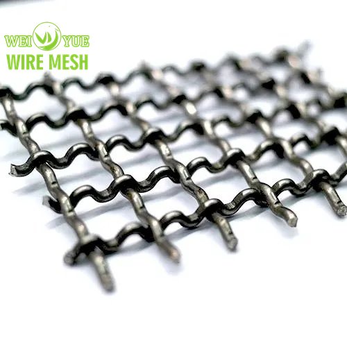 Manufacturer 3x3 mesh 304 ss 316 316L net Woven Metal 300 Micron stainless steel wire crimped mesh