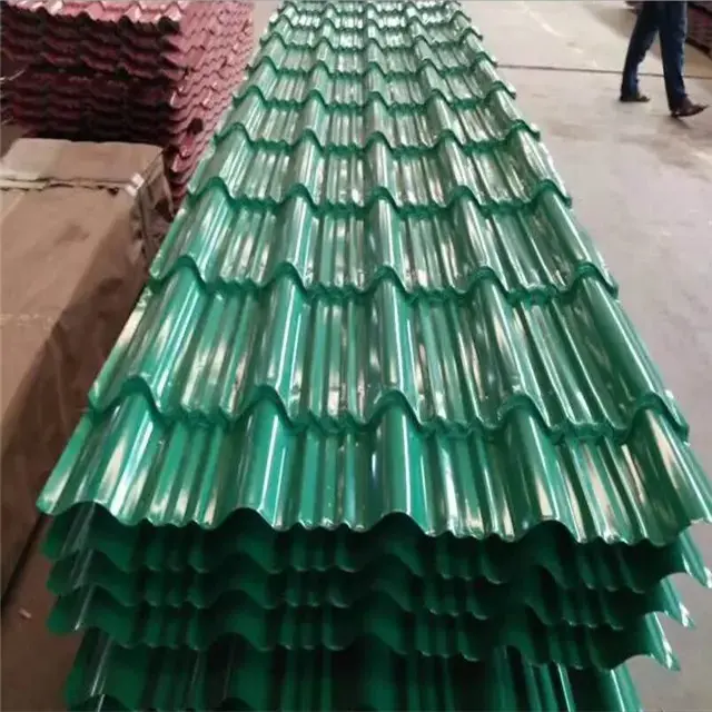 Zinc Metal Plate RAL Prepainted Zinc Roof Panels Color Coated Iron Corrugated Galvalume Steel Roofing Sheet Plate