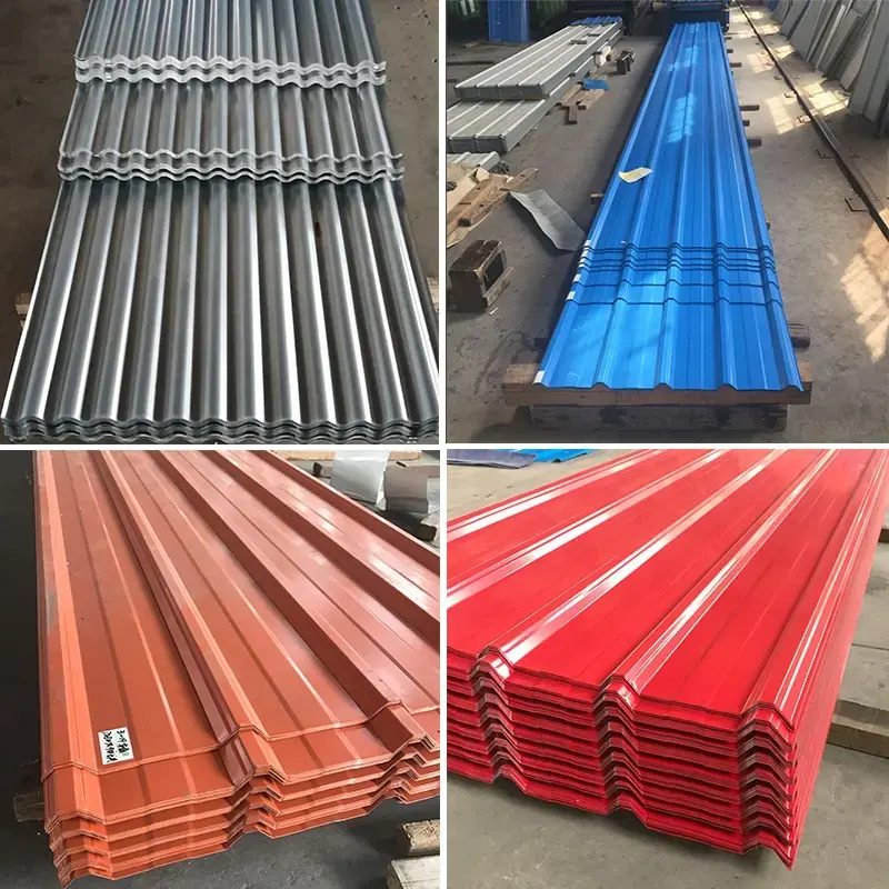 Zinc Metal Plate RAL Prepainted Zinc Roof Panels Color Coated Iron Corrugated Galvalume Steel Roofing Sheet Plate