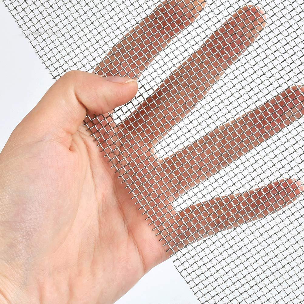 Stainless Steel Woven Wire Mesh Stainless Steel Filter Screen Protective Fence Net SS304 316 316L