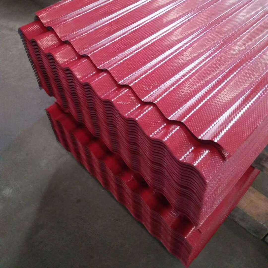 Ppgi / Ppgl Prepainted Roof color Coated Galvanized Corrugated Metal Roofing Sheet color Steel Plate For Prefab House