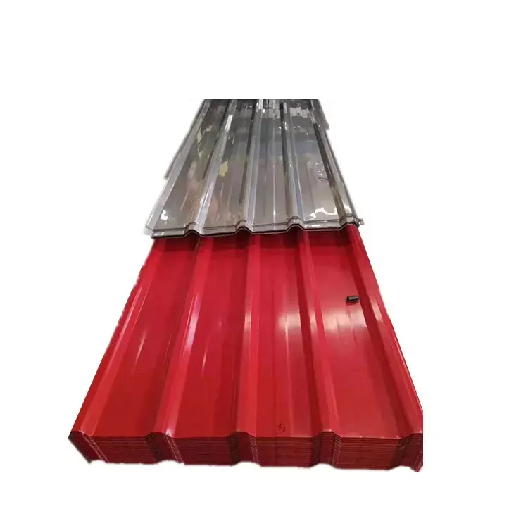 Red Color Coat Ppgi Sheets Corrugated Roofing Sheet Metal Coil Aluminum Steel Sheet