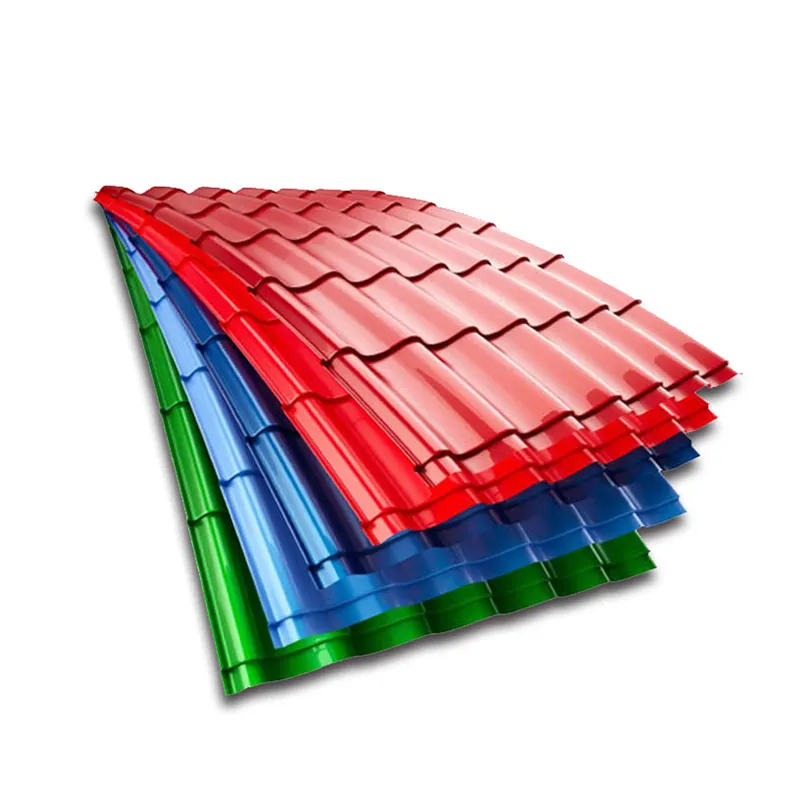 Red Color Coat Ppgi Sheets Corrugated Roofing Sheet Metal Coil Aluminum Steel Sheet