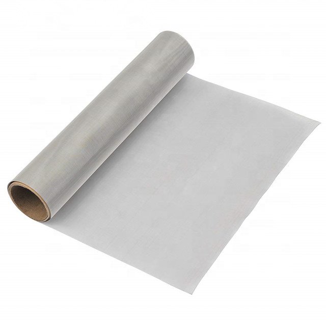 500 400 300 200 150 Micron stainless steel fine Wire filter Mesh Fabric 304 316 Stainless Steel Plain Woven Wire Mesh Screen