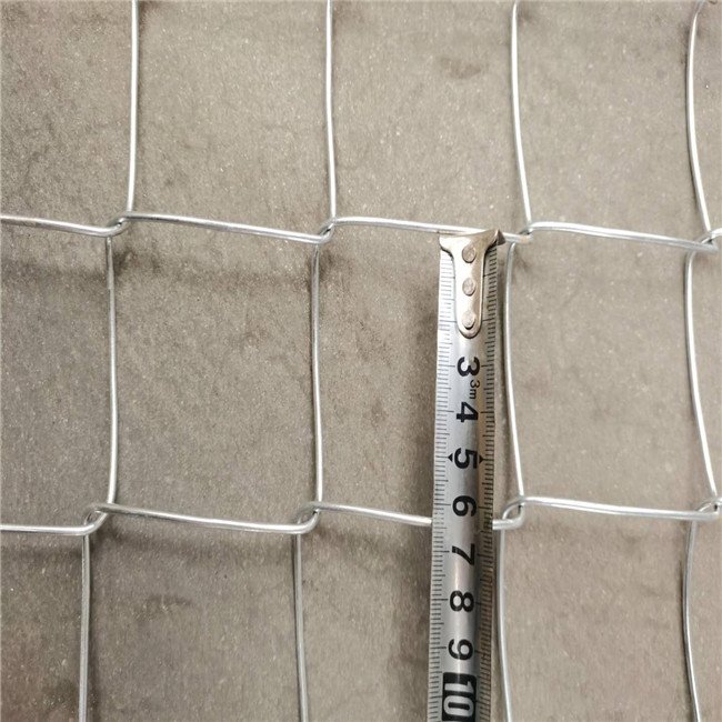 Galvanized Diamond-Hole Chain Link Fence Fabric (GBW) Custom Cut and Bended Steel Wire Mesh
