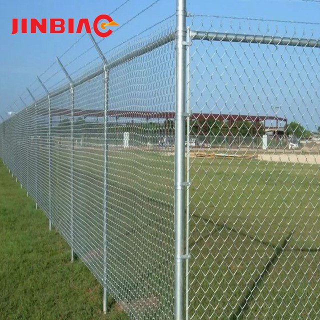 8-ft H x 50-ft L 9-Gauge Galvanized Steel Chain Link Fence