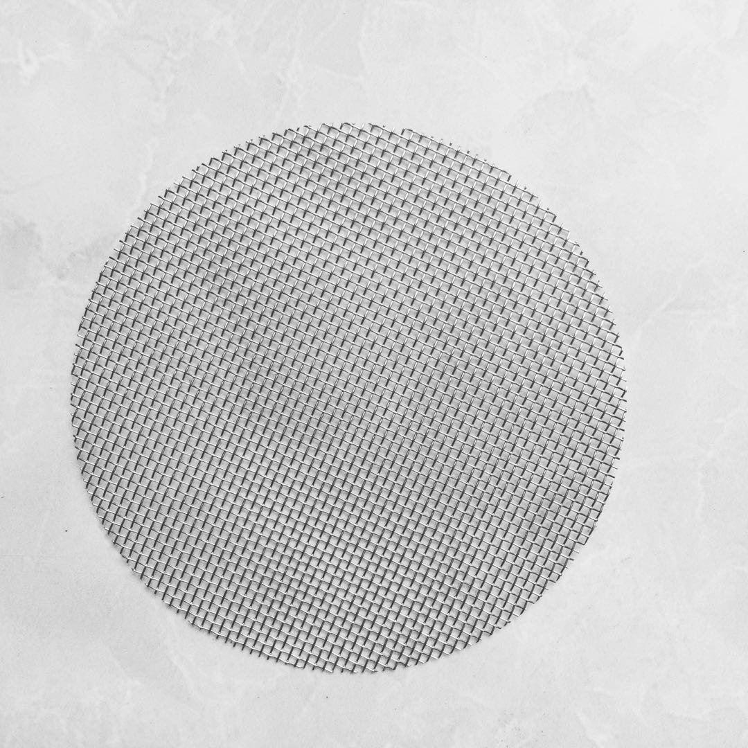 ss 304 316 316L fine mesh stainless steel wire mesh round disc screen