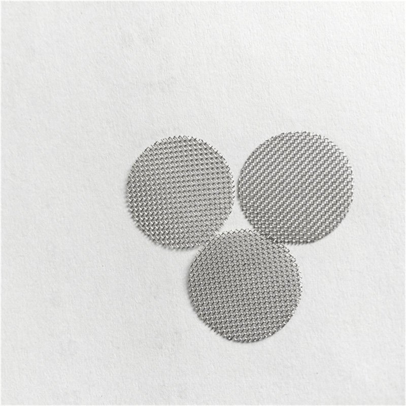 ss 304 316 316L fine mesh stainless steel wire mesh round disc screen