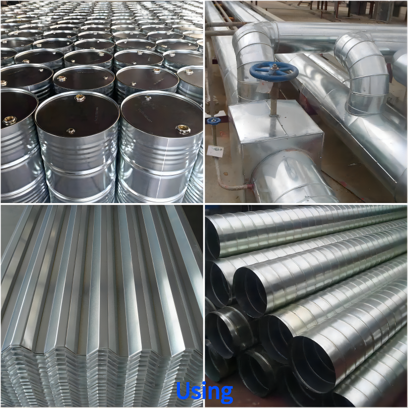 Sheet Hot Selling Zero Spangle Galvanized Steel Bobinas De Acero Galvanizado Galvalume Steel Coil Metal Rolling Service Acero 45