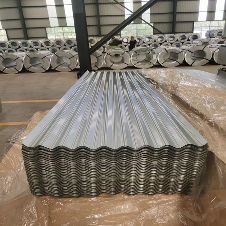 Corrugated sheet gauge 26 zinc coating aluminium 60g steel sheet cold rolled PPGI PPGL steel roofing sheet