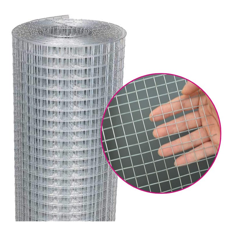 Wire Mesh Grid Wide galvanized steel Welded Wire Mesh Roll