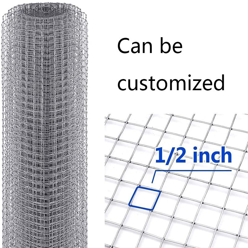 Wire Mesh Grid Wide galvanized steel Welded Wire Mesh Roll