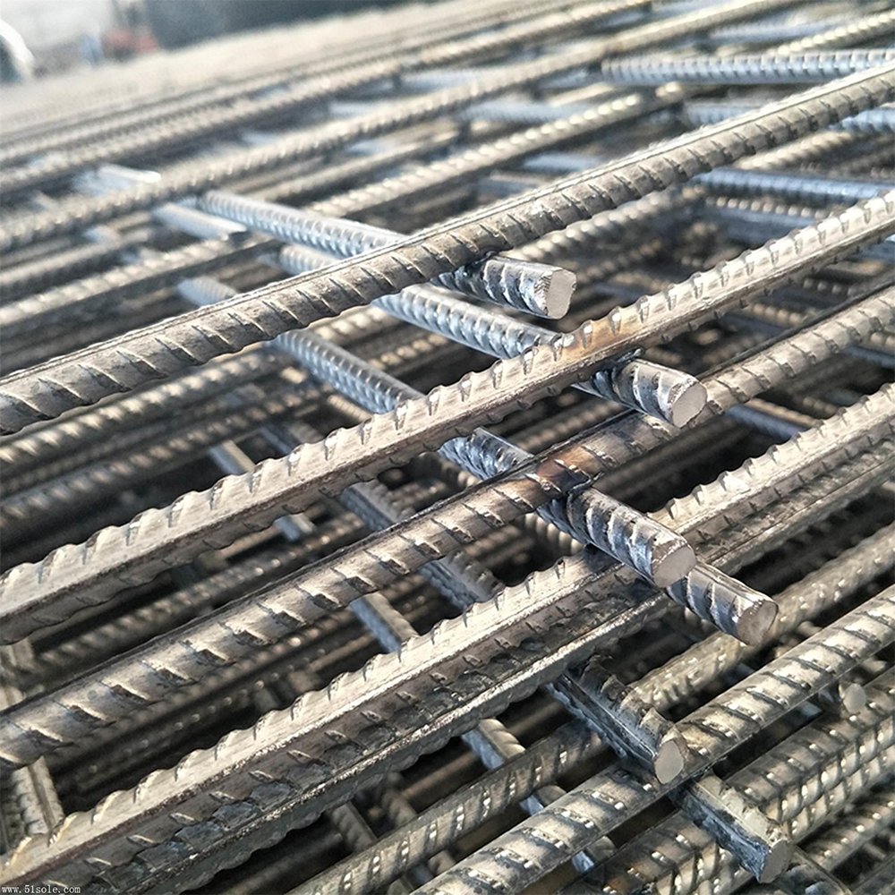 Manufacturer Wholesale Steel Welded Wire Mesh Panel PVC Coated 2/4/6/8/12mm Ribbed and Threaded Mesh