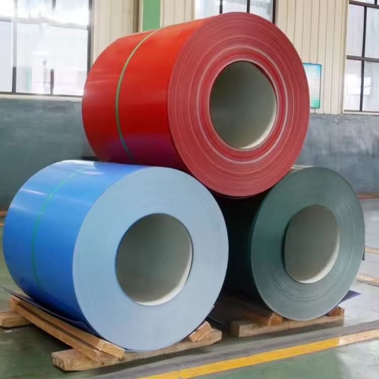 GI Steel Coil Color Coated Galvanized Steel Coil DX51D DX52D DX53D Z150 Z275 Making Wall PPGl Pre-painted Aluzinc Steel Coils